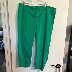 Talbots Women's Heritage Pants – Kelly Green – Size 16W